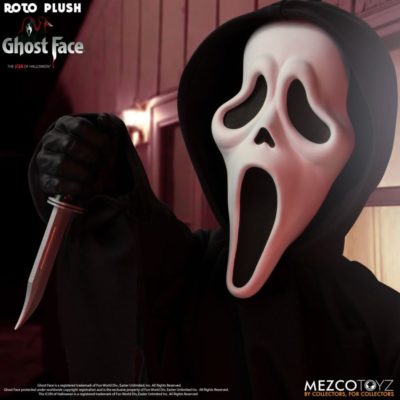 mds roto plush ghost face doll