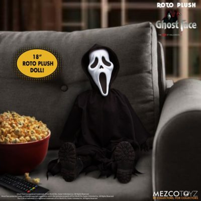 mds roto plush ghost face doll